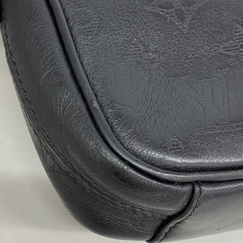 【6gd4721-k】ルイヴィトン ショルダーバッグ モノグラムシャドウ ダヌーブPM M43681 ブラック【中古】メンズ
