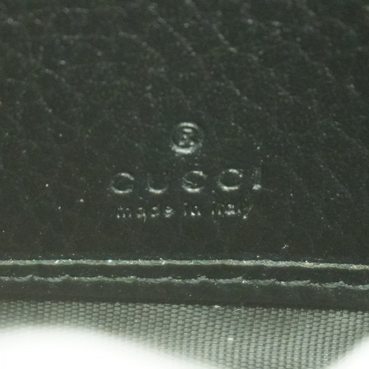 【6gd4725-k】グッチ 長財布 GGマーモント/GGスプリーム 456117 レザー PVC ブラック ブラウン ゴールド金具【中古】レディース