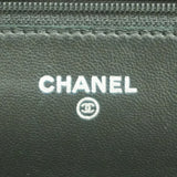 【6gd4731-k】シャネル ショルダーバッグ カメリア チェーンショルダー ラムスキン ブラック シルバー金具【中古】レディース