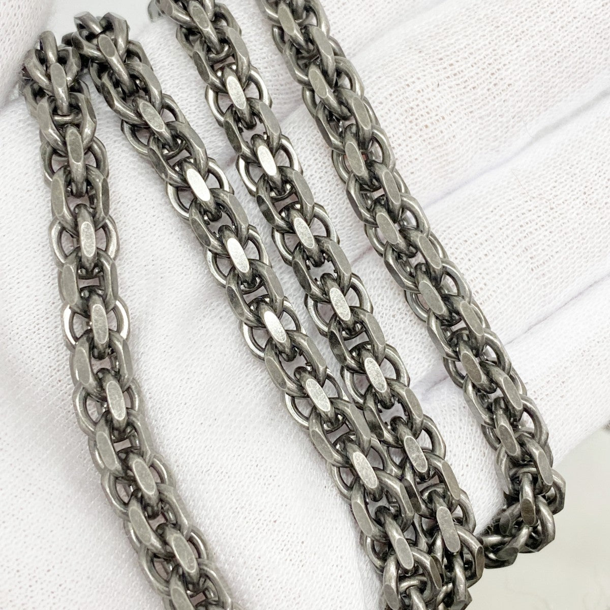 【6gd4736-k】シャネル ショルダーバッグ チェーンショルダー ツイード ブラック ブラウン シルバー金具【中古】レディース