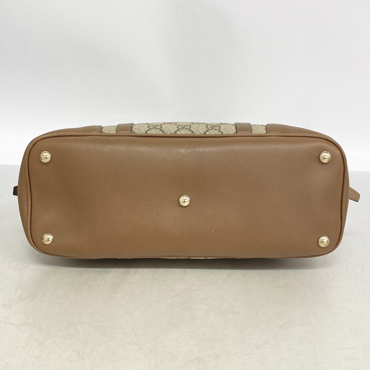 【6gd4737-k】グッチ ハンドバッグ GGスプリーム 309617 PVC ブラウン ゴールド金具 2wayバッグ【中古】レディース
