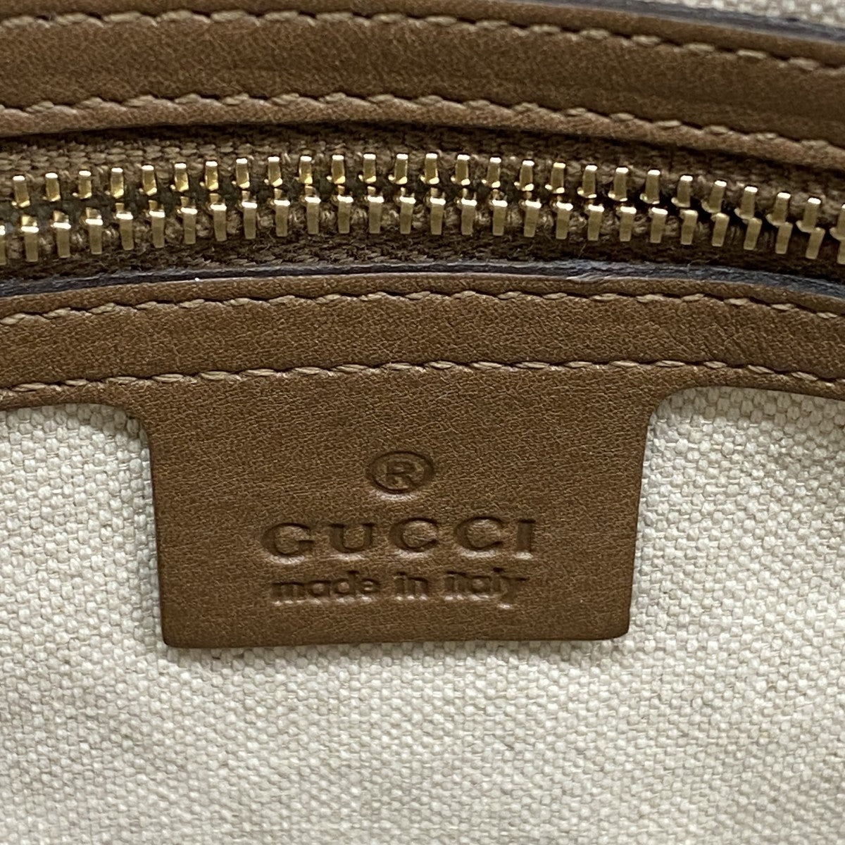 【6gd4737-k】グッチ ハンドバッグ GGスプリーム 309617 PVC ブラウン ゴールド金具 2wayバッグ【中古】レディース