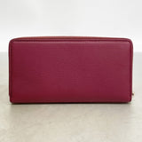 【6gd4739-k】グッチ 長財布 ソーホー 268500 レザー ボルドー シルバー金具【中古】レディース