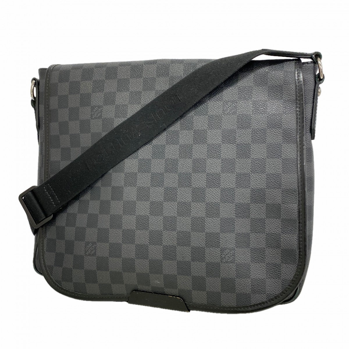 【6gd4742-k】ルイヴィトン ショルダーバッグ ダミエ・グラフィット ダニエルMM N58029 ブラック【中古】メンズ