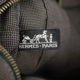 【6gd4743-k】エルメス トートバッグ エールラインGM キャンバス グレー シルバー金具【中古】メンズ レディース ユニセックス
