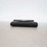 【6gd4749-k】シャネル 財布 ビコローレ キャビアスキン ブラック ゴールド金具【中古】レディース