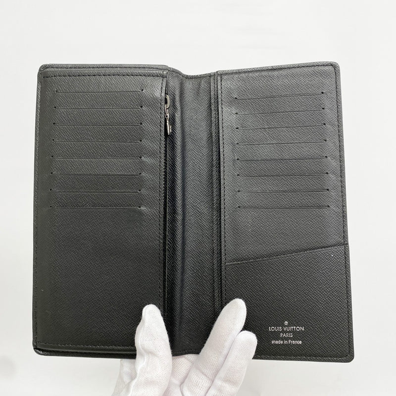 【6gd4760-k】ルイヴィトン 長財布 モノグラム・エクリプス ポルトフォイユブラザ M61697 ブラック【中古】メンズ