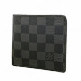 【6gd4761-k】ルイヴィトン 財布 ダミエ・グラフィット ポルトフォイユマルコ M62664 ブラック【中古】メンズ