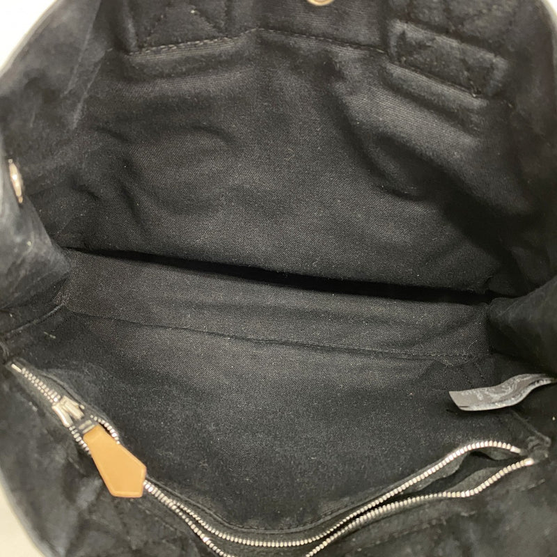 【6gd4763-k】エルメス トートバッグ フールトゥPM キャンバス ブラック シルバー金具【中古】レディース