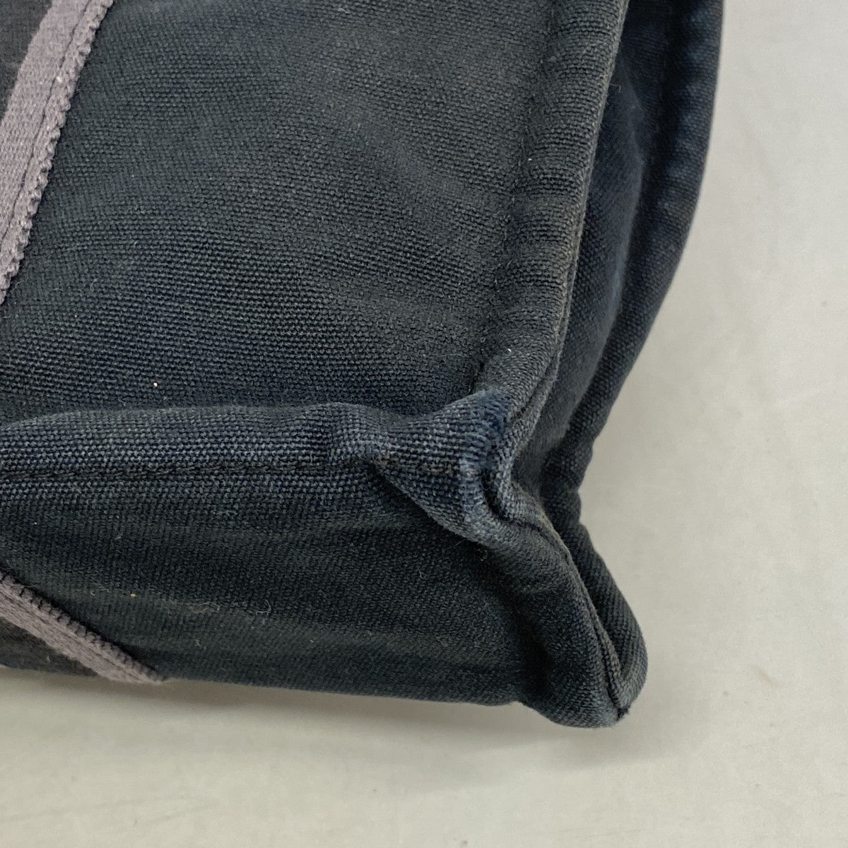 【6gd4763-k】エルメス トートバッグ フールトゥPM キャンバス ブラック シルバー金具【中古】レディース