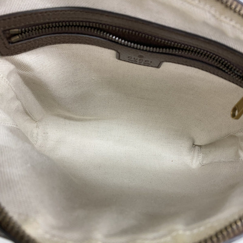 【6gd4765-k】グッチ ショルダーバッグ オフィディア 547926 PVC ブラウン ゴールド金具【中古】レディース