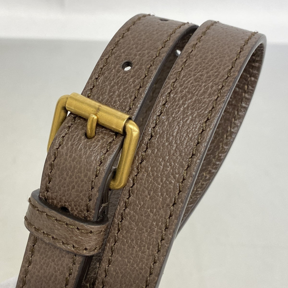 【6gd4765-k】グッチ ショルダーバッグ オフィディア 547926 PVC ブラウン ゴールド金具【中古】レディース