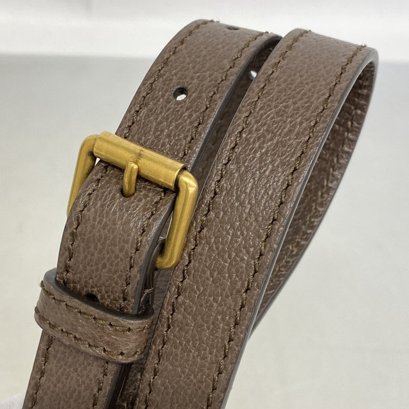 【6gd4765-k】グッチ ショルダーバッグ オフィディア 547926 PVC ブラウン ゴールド金具【中古】レディース