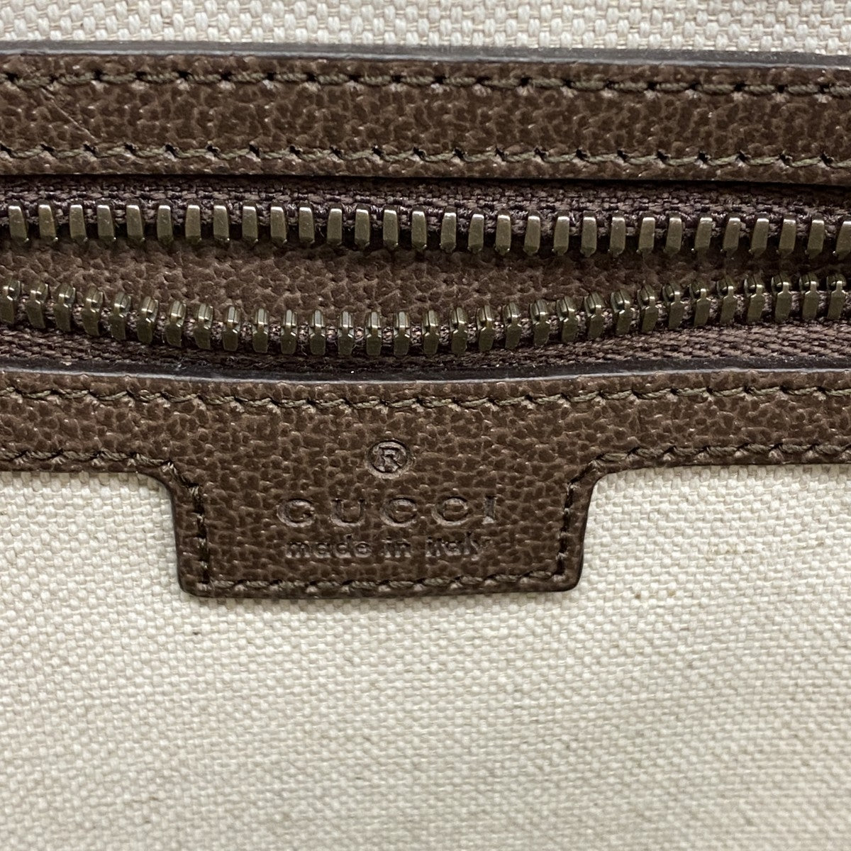 【6gd4765-k】グッチ ショルダーバッグ オフィディア 547926 PVC ブラウン ゴールド金具【中古】レディース