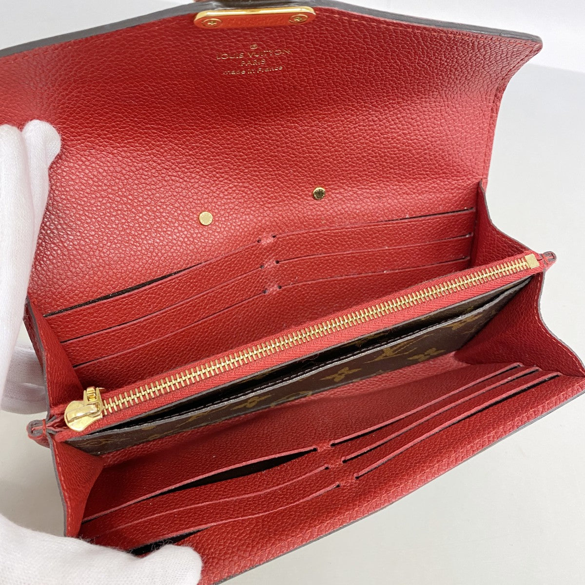 【6gd4770-k】ルイヴィトン 長財布 モノグラム ポルトフォイユパラス M58414 スリーズ【中古】レディース