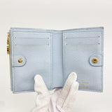 【6gd4771-k】ルイヴィトン 財布 モノグラム・アンプラント ポルトフォイユリサ M83587 ブルーオランプ【中古】レディース