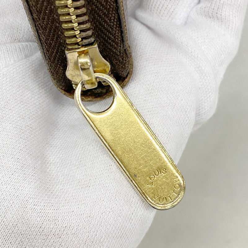 【6gd4773】ルイヴィトン 長財布 モノグラム ジッピーウォレット M60017 ブラウン【中古】メンズ レディース ユニセックス