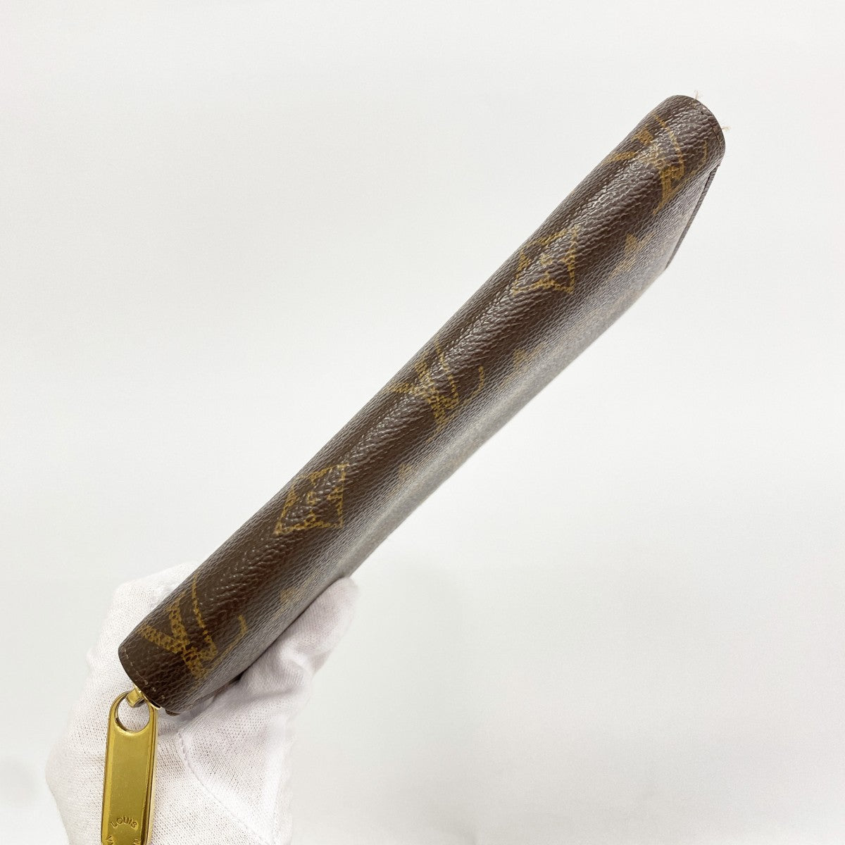 【6gd4773】ルイヴィトン 長財布 モノグラム ジッピーウォレット M60017 ブラウン【中古】メンズ レディース ユニセックス