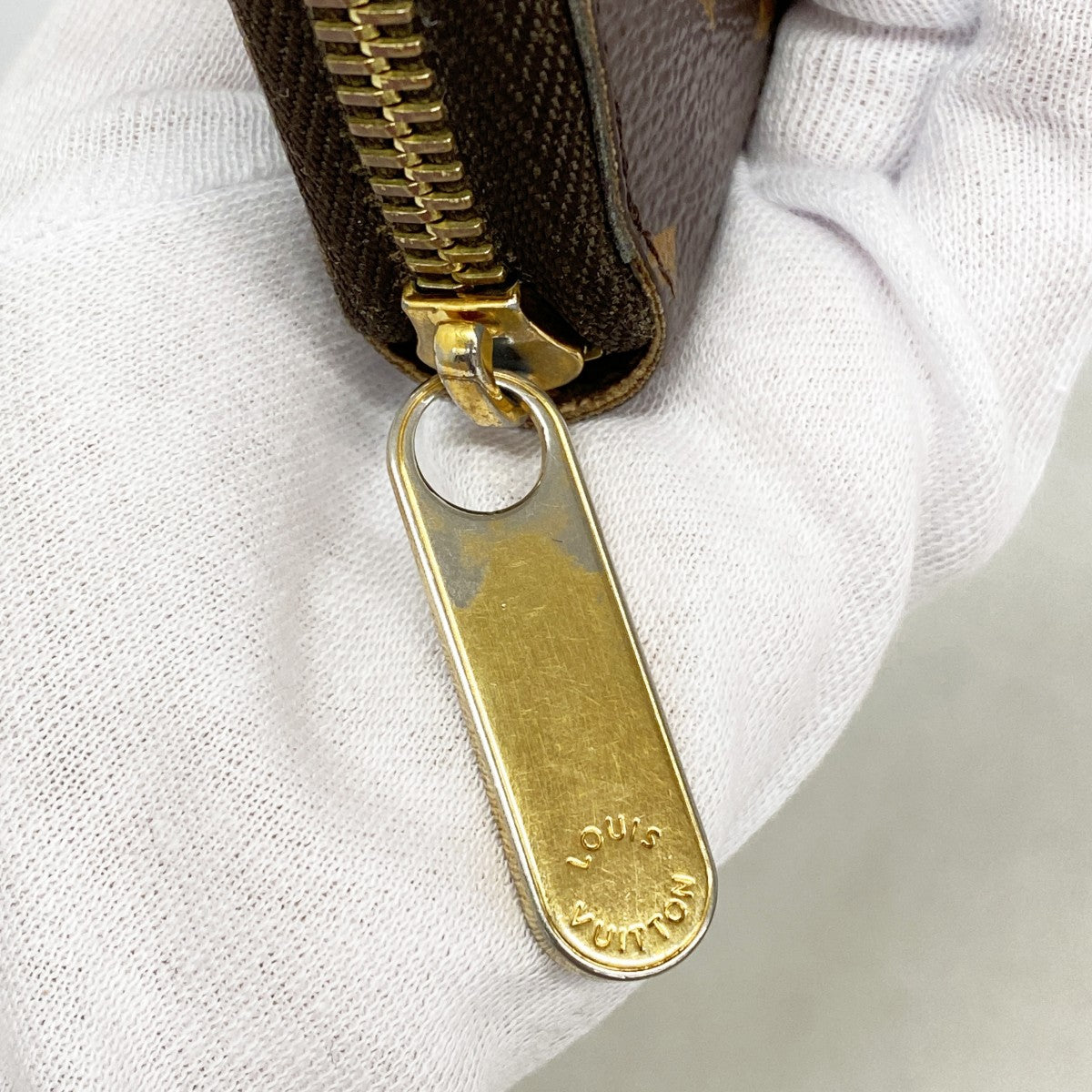 【6gd4774】ルイヴィトン 長財布 モノグラム ジッピーウォレット M60017 ブラウン【中古】メンズ レディース ユニセックス