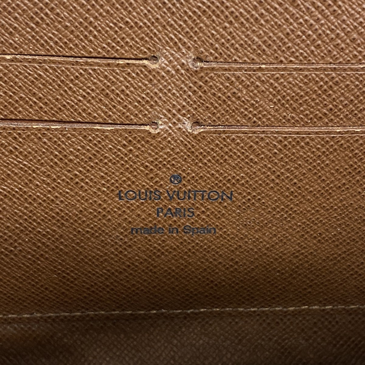【6gd4774】ルイヴィトン 長財布 モノグラム ジッピーウォレット M60017 ブラウン【中古】メンズ レディース ユニセックス