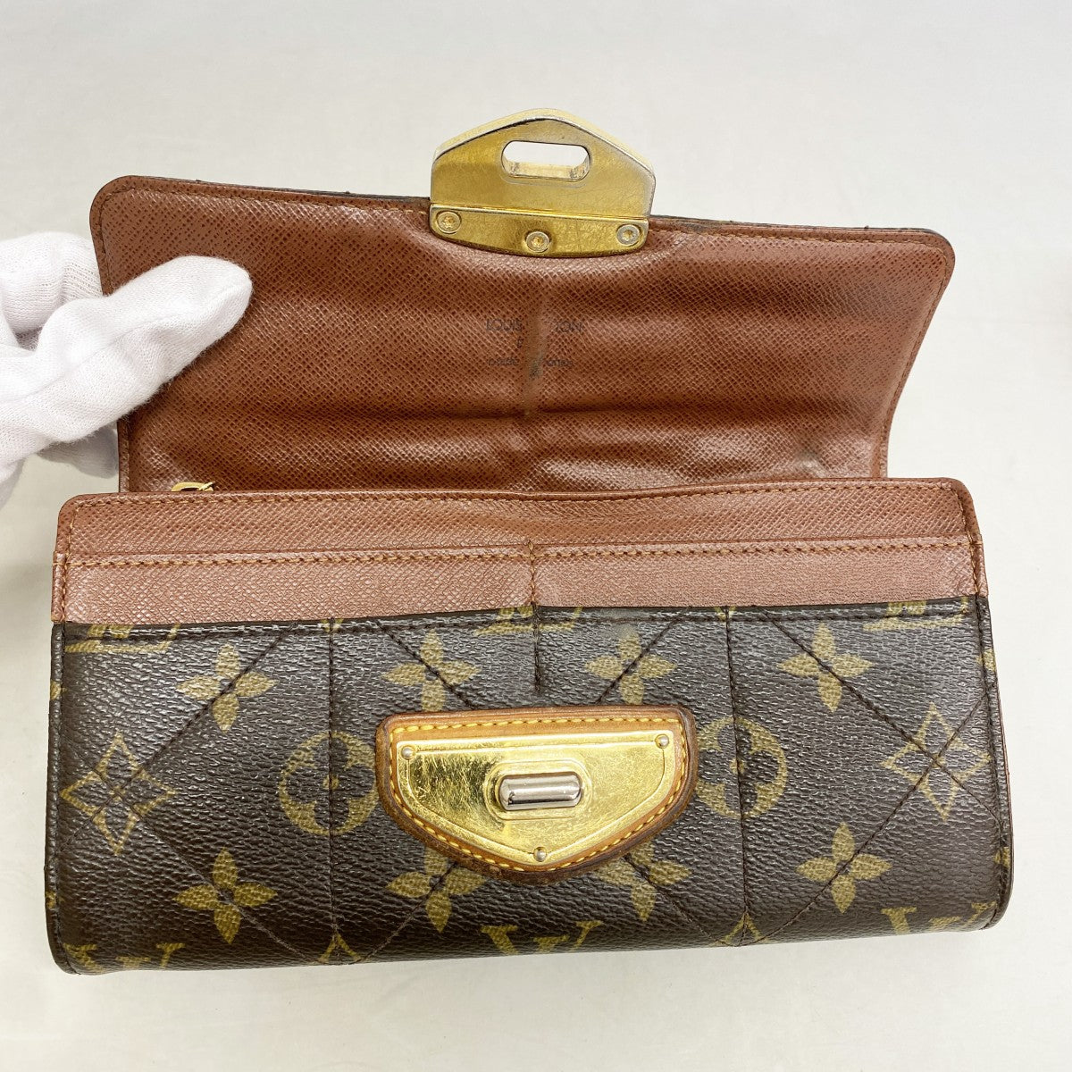【6gd4776】ルイヴィトン 長財布 モノグラム･エトワール ポルトフォイユサラ M66556 ブラウン【中古】レディース