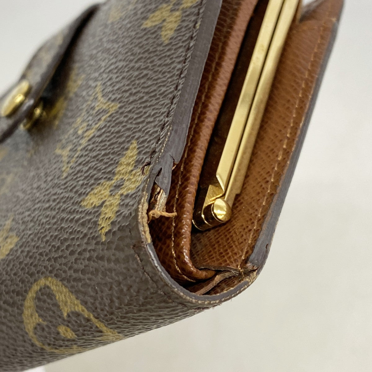 【6gd4777】ルイヴィトン 財布 モノグラム ポルトフォイユヴィエノワ M61674 ブラウン【中古】レディース