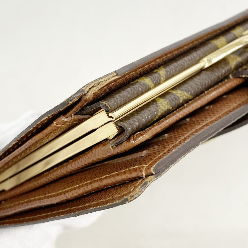 【6gd4777】ルイヴィトン 財布 モノグラム ポルトフォイユヴィエノワ M61674 ブラウン【中古】レディース