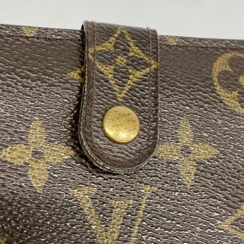 【6gd4778】ルイヴィトン 財布 モノグラム ポルトモネビエヴィエノワ M61663 ブラウン【中古】レディース