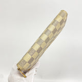 【6gd4779】ルイヴィトン 長財布 ダミエ・アズール ジッピーウォレット N60019 ホワイト【中古】レディース