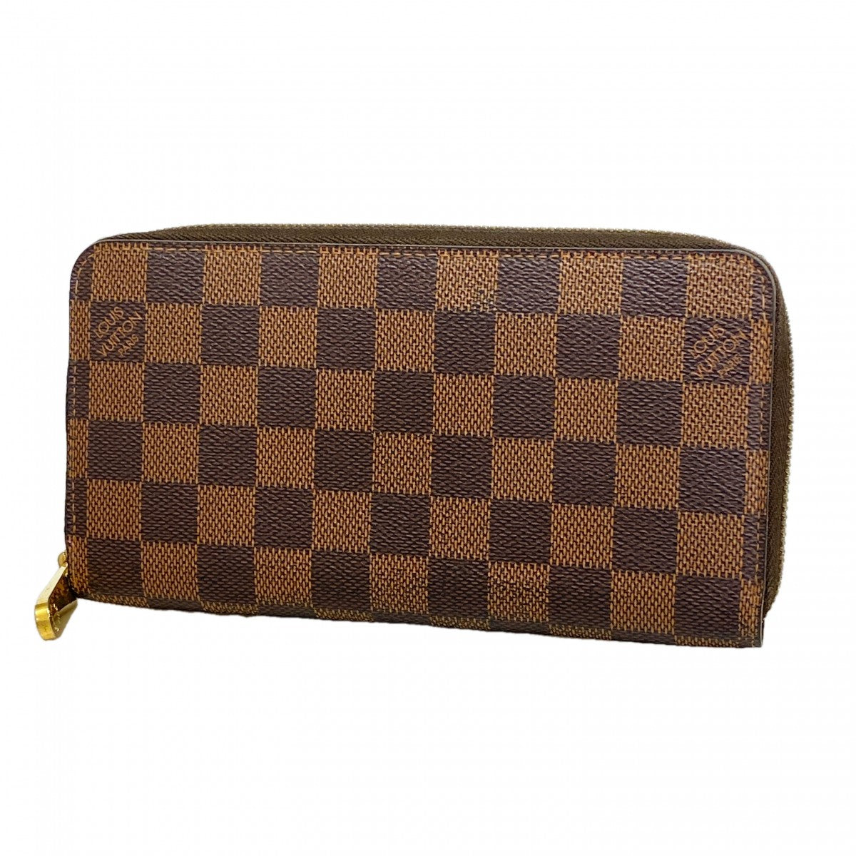 【6gd4780】ルイヴィトン 長財布 ダミエ ジッピーウォレット N60015 エベヌ【中古】メンズ レディース ユニセックス