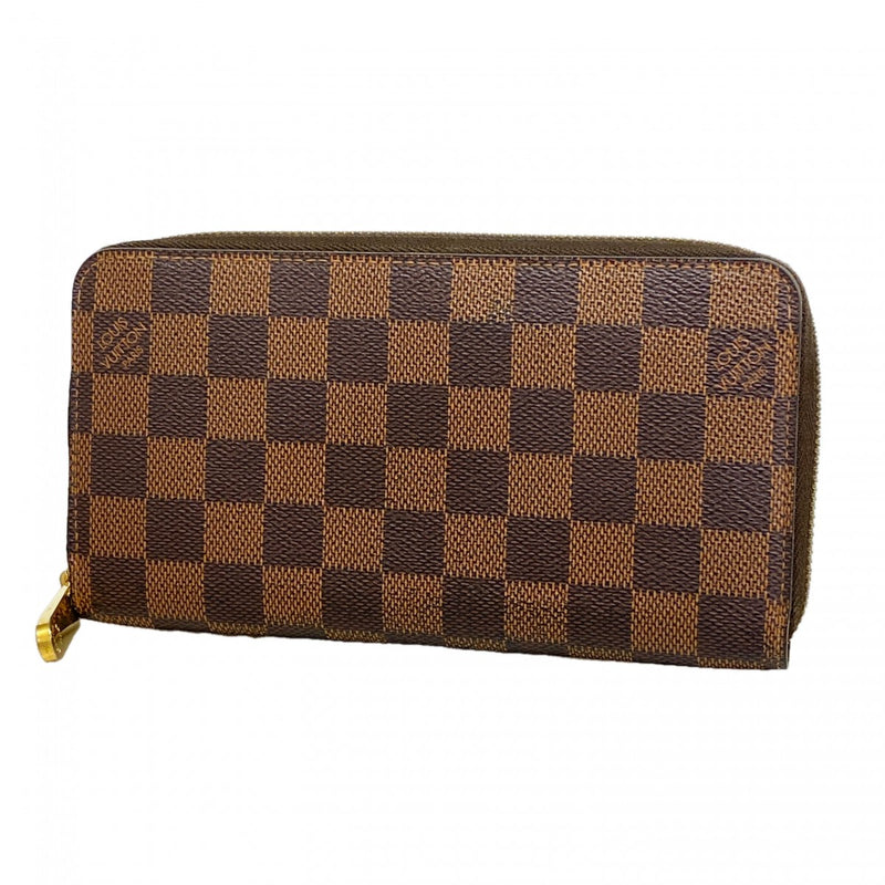 【6gd4780】ルイヴィトン 長財布 ダミエ ジッピーウォレット N60015 エベヌ【中古】メンズ レディース ユニセックス
