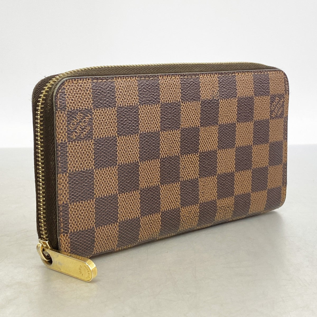 【6gd4780】ルイヴィトン 長財布 ダミエ ジッピーウォレット N60015 エベヌ【中古】メンズ レディース ユニセックス