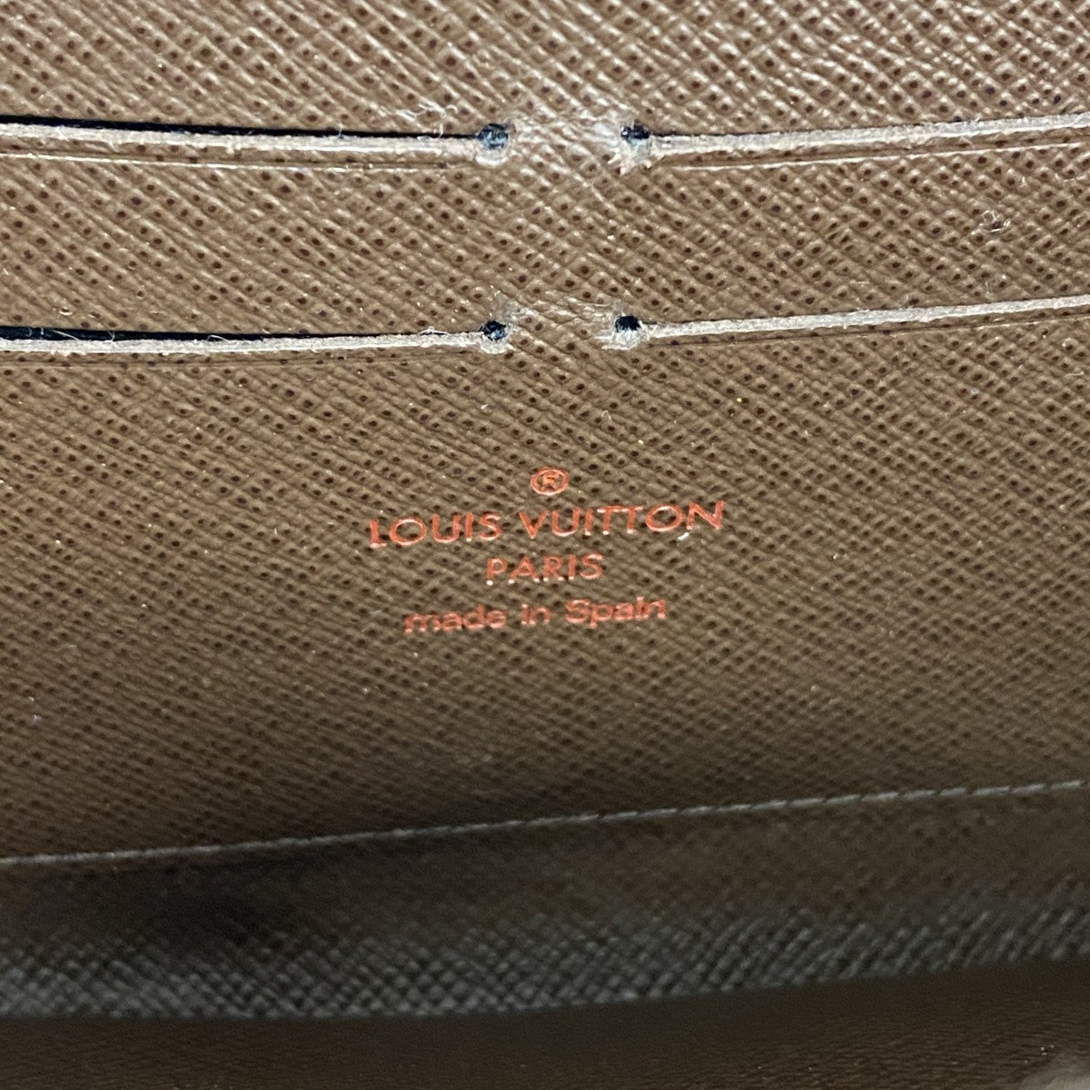 【6gd4780】ルイヴィトン 長財布 ダミエ ジッピーウォレット N60015 エベヌ【中古】メンズ レディース ユニセックス
