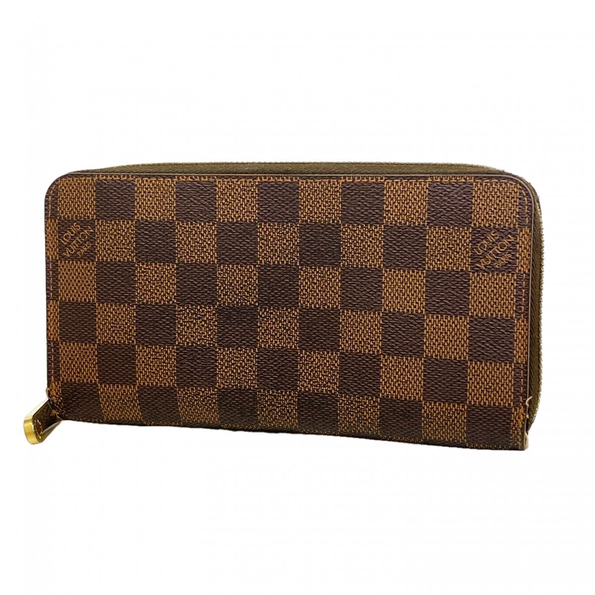 【6gd4781】ルイヴィトン 長財布 ダミエ ジッピーウォレット N60015 エベヌ【中古】メンズ レディース ユニセックス