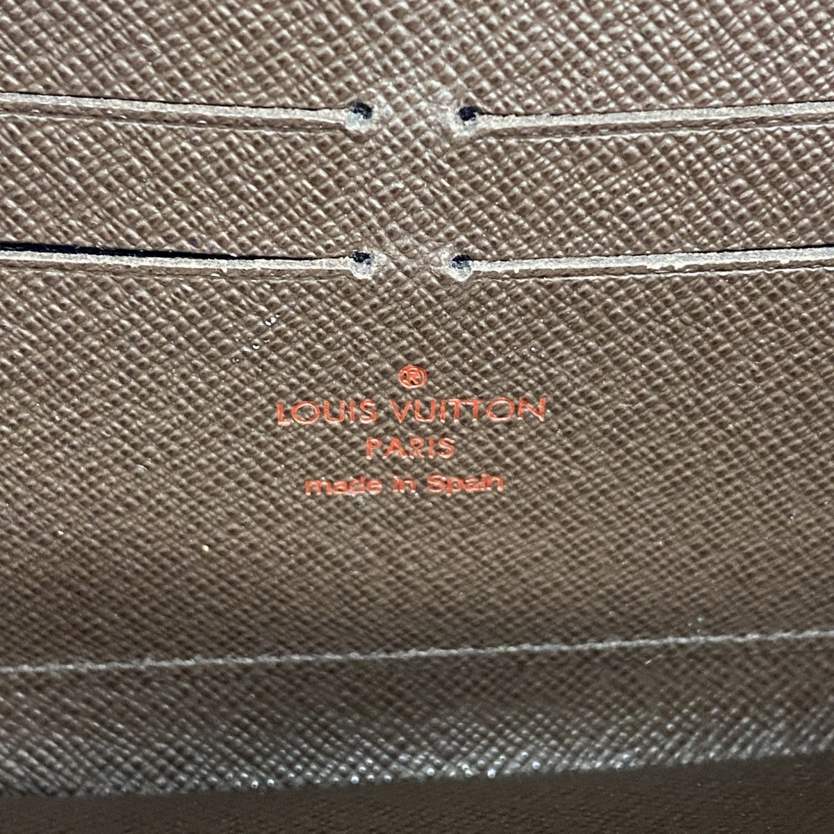 【6gd4781】ルイヴィトン 長財布 ダミエ ジッピーウォレット N60015 エベヌ【中古】メンズ レディース ユニセックス
