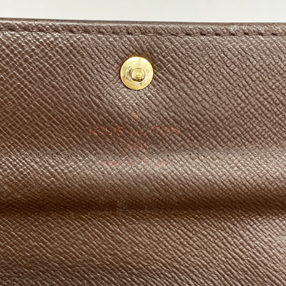【6gd4782】ルイヴィトン 長財布 ダミエ ポルトフォイユサラ N61726 エベヌ【中古】レディース