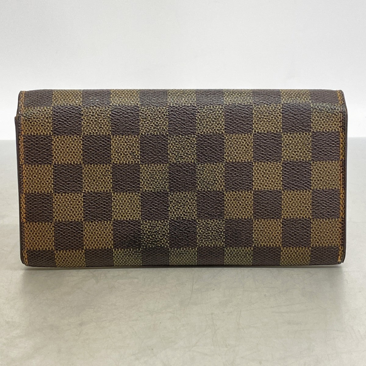 【6gd4782】ルイヴィトン 長財布 ダミエ ポルトフォイユサラ N61726 エベヌ【中古】レディース