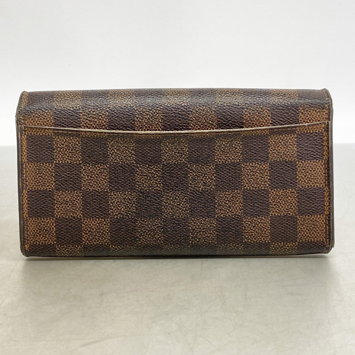 【6gd4783】ルイヴィトン 長財布 ダミエ ポルトフォイユサラ N63209 エベヌ【中古】レディース