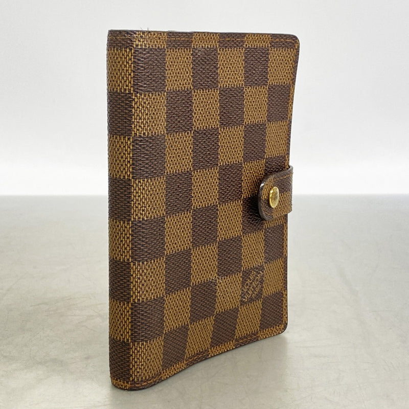 【6gd4784】ルイヴィトン 手帳カバー ダミエ アジェンダPM R20700 エベヌ【中古】メンズ レディース ユニセックス