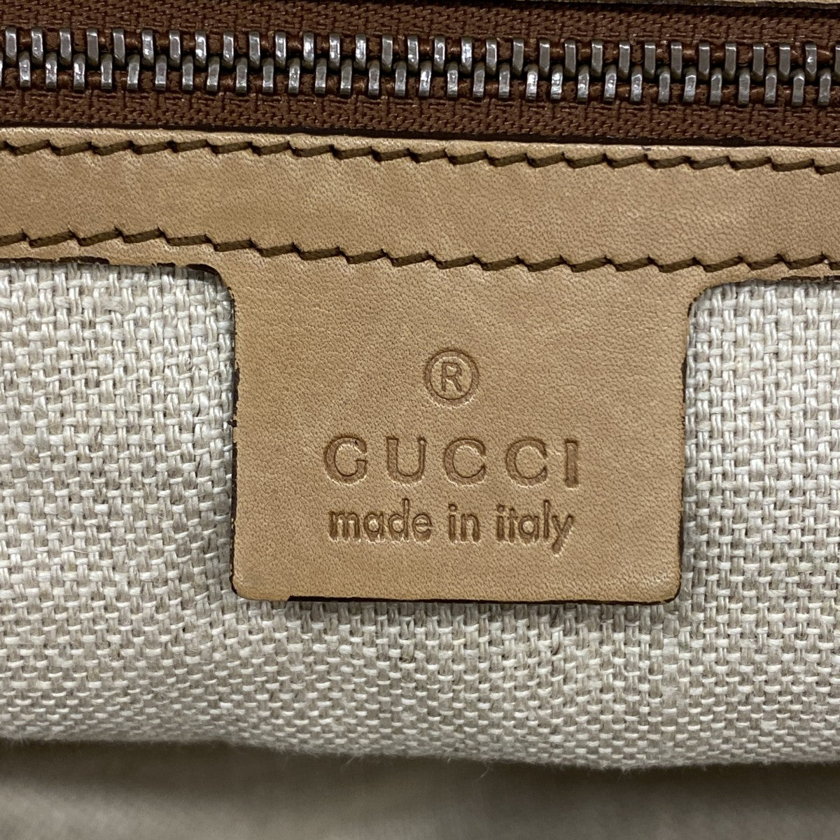 【6gd4785-k】グッチ トートバッグ マイクログッチシマ 296910 レザー ブラウン ゴールド金具【中古】レディース