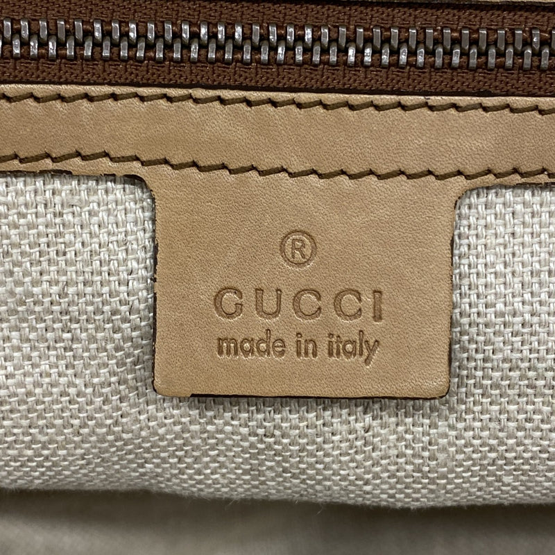 【6gd4785-k】グッチ トートバッグ マイクログッチシマ 296910 レザー ブラウン ゴールド金具【中古】レディース
