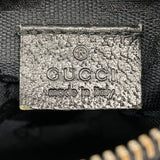【6gd4786-k】グッチ ウエストバッグ GGキャンバス 28566 キャンバス ブラック シルバー金具【中古】メンズ レディース ユニセックス