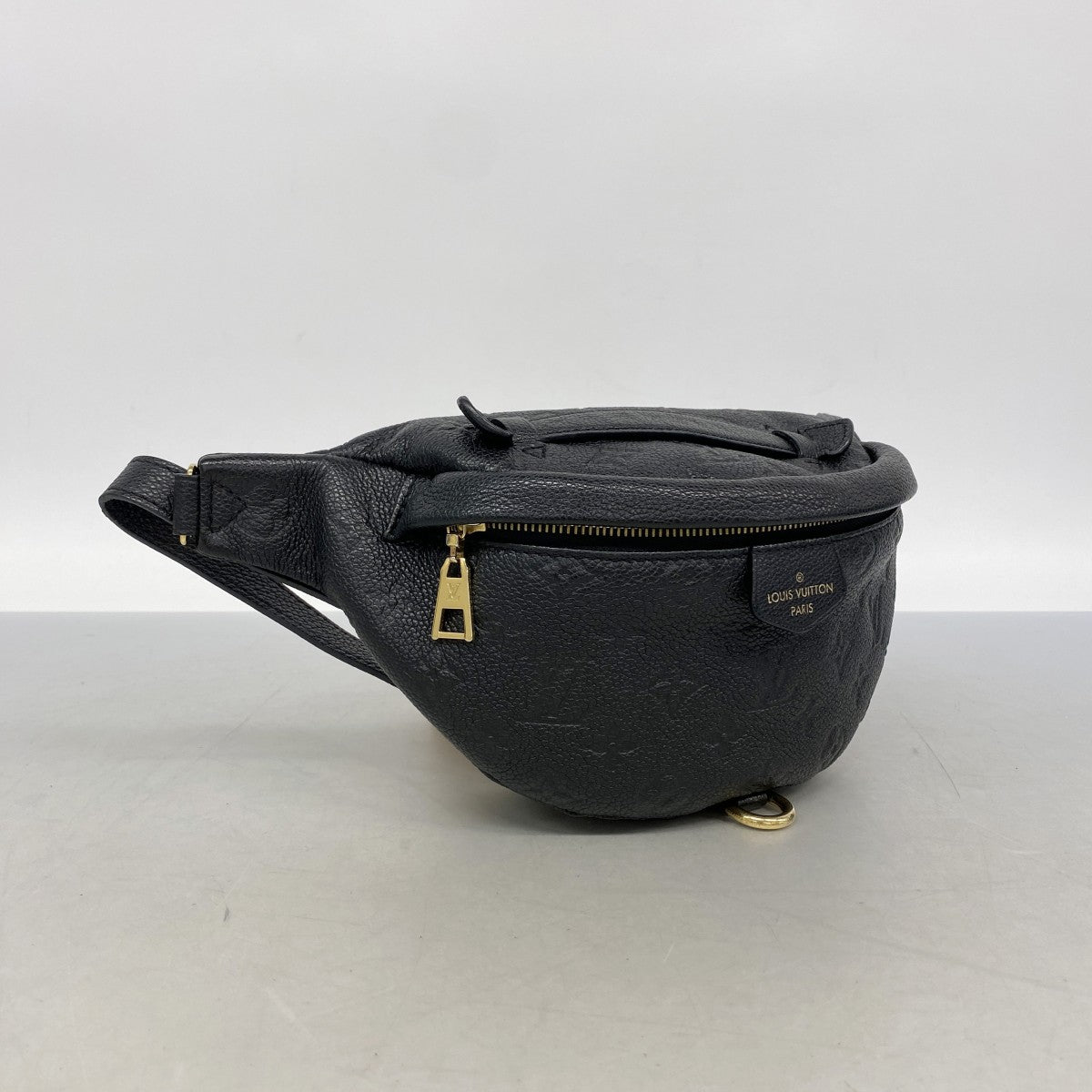 【6gd4788-k】ルイヴィトン ウエストバッグ モノグラム・アンプラント バムバッグ M44812 ノワール【中古】レディース
