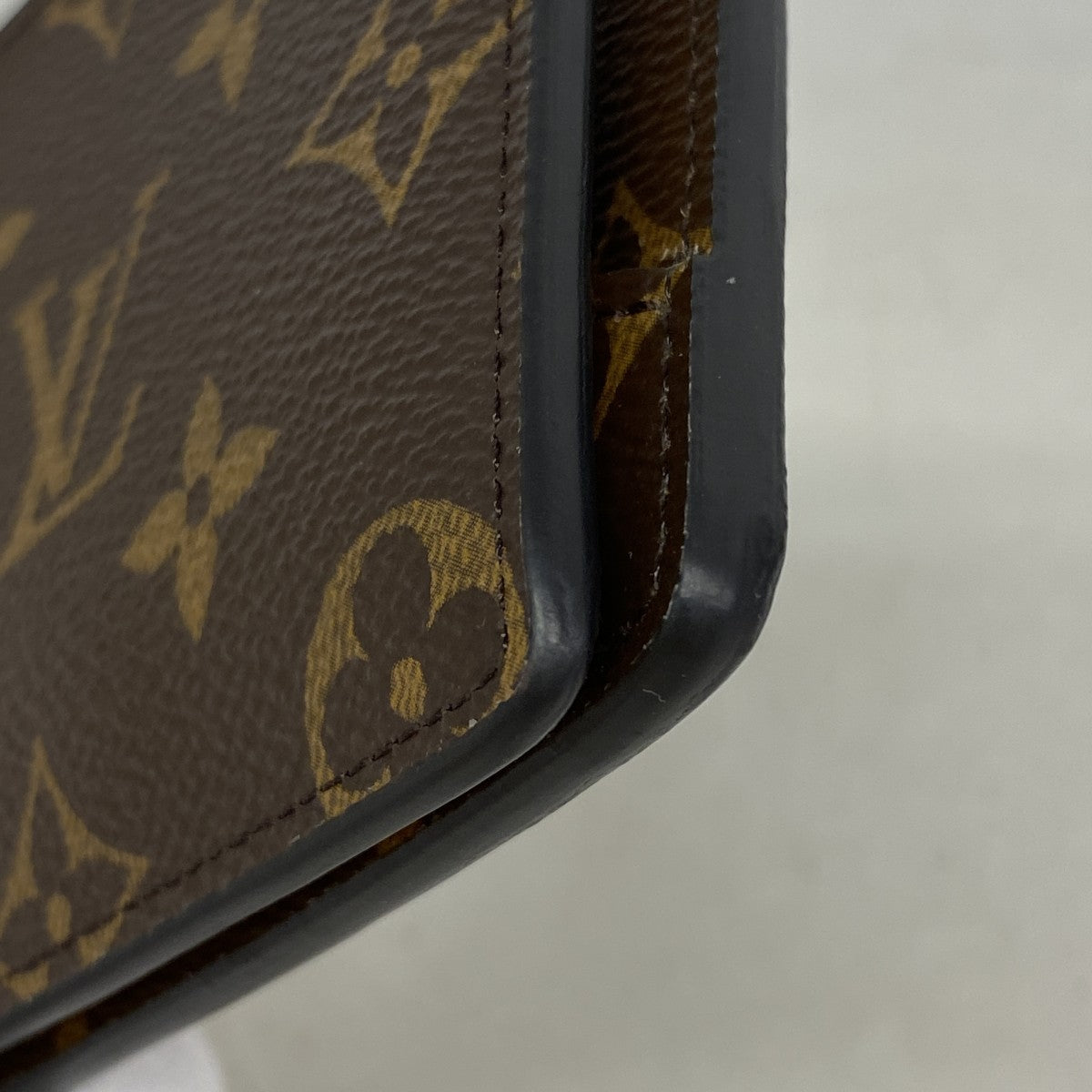 【6gd4793-k】ルイヴィトン 財布 モノグラム・マカサー ポルトフォイユミュルティプル M12837 サフランイエロー【中古】メンズ