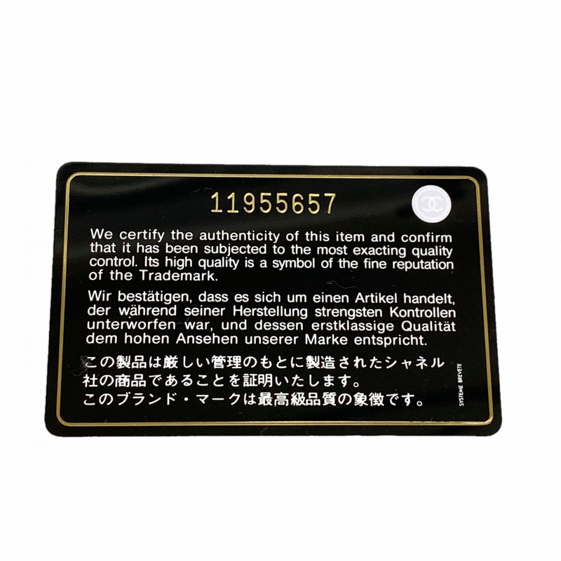 【6gd4808-k】シャネル トートバッグ パリビアリッツ キャンバス ブラック シルバー金具【中古】レディース