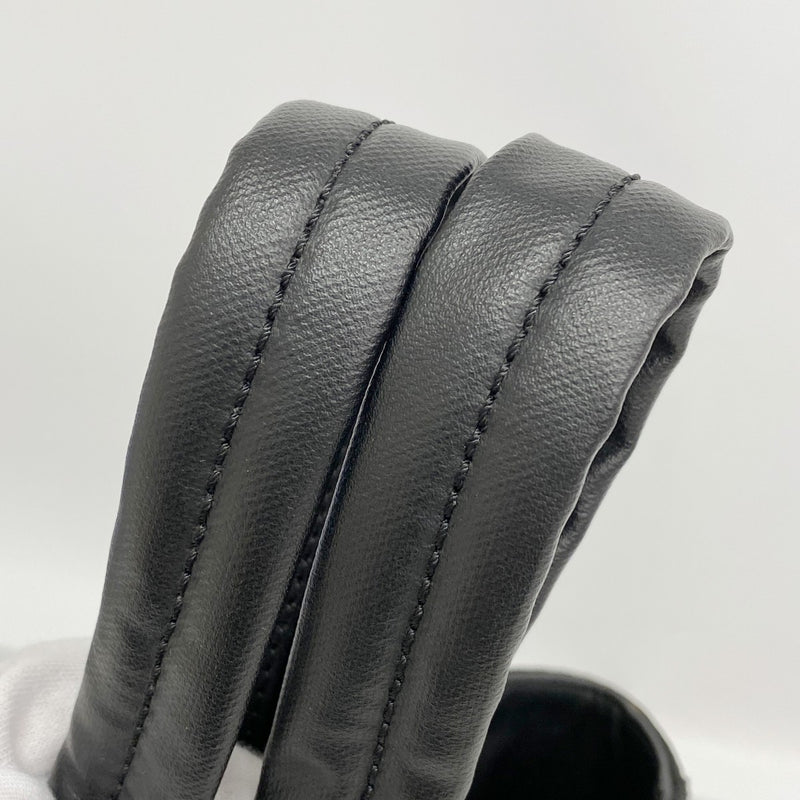 【6gd4808-k】シャネル トートバッグ パリビアリッツ キャンバス ブラック シルバー金具【中古】レディース