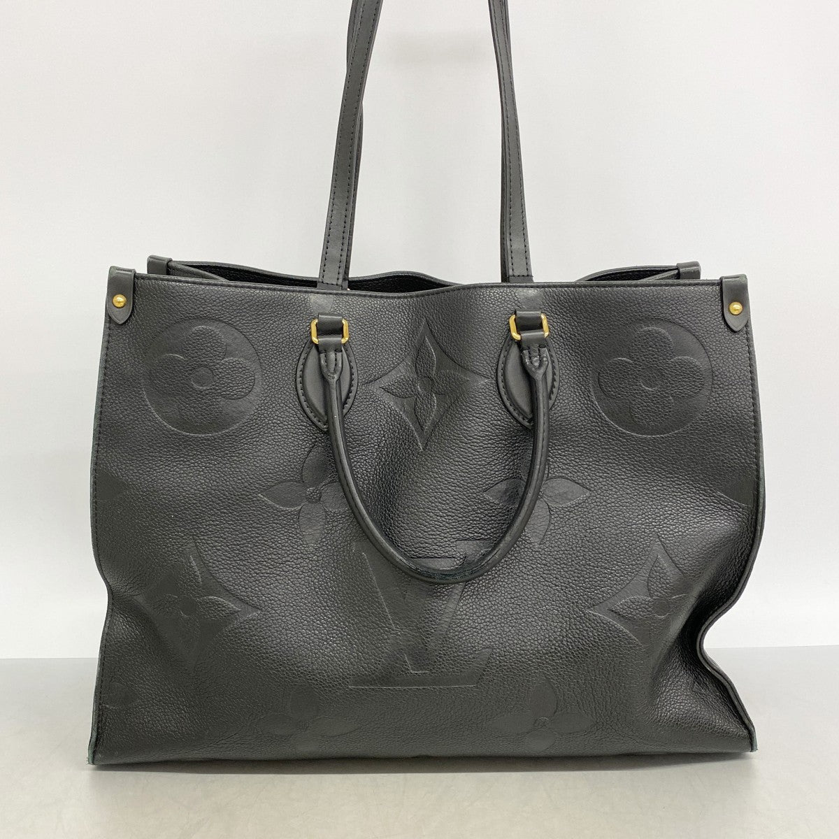 【6gd4810-k】ルイヴィトン トートバッグ モノグラム・アンプラント オンザゴーGM M44925 ノワール 2wayバッグ【中古】メンズ レディース ユニセックス
