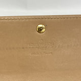 【6gd4812-k】ルイヴィトン 長財布 ヴェルニ ポシェットポルトモネクレディ M91380 ノワゼット【中古】レディース