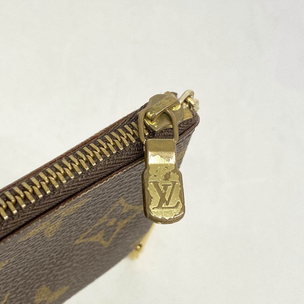 【6gd4813-k】ルイヴィトン コインケース モノグラム ポシェットクレ M62650 ブラウン【中古】メンズ レディース ユニセックス