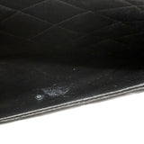 【6gd4815】シャネル ショルダーバッグ マトラッセ Wチェーン ラムスキン ブラック ゴールド金具【中古】レディース